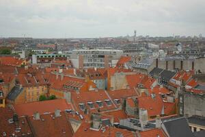 Copenhagen Denmark 18.05. 2023. Copenhagen, the capital of Denmark, is located on the offshore islands of Zealand and Amager. photo