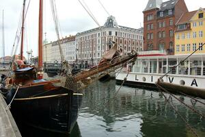 Copenhagen Denmark 18.05. 2023. Copenhagen, the capital of Denmark, is located on the offshore islands of Zealand and Amager. photo