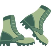 Army Shoes Illustration PNG transparent background