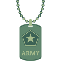 Ejército collar ilustración png transparente antecedentes