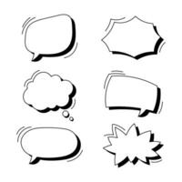 speech bubble vector