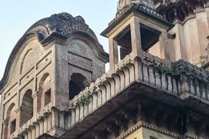 Beautiful view of Orchha Palace Fort, Raja Mahal and chaturbhuj temple from jahangir mahal, Orchha, Madhya Pradesh, Jahangir Mahal Orchha Fort in Orchha, Madhya Pradesh, Indian archaeological sites photo