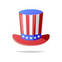 Uncle Sam hat vector isolated