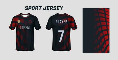 deporte jersey diseño tela textil para sublimación vector