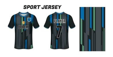 deporte jersey diseño tela textil para sublimación vector