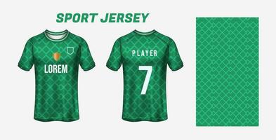 deporte jersey diseño tela textil para sublimación vector