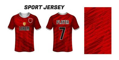 deporte jersey diseño tela textil para sublimación vector