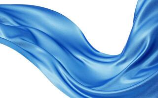 Flowing wave cloth background, 3d rendering. photo