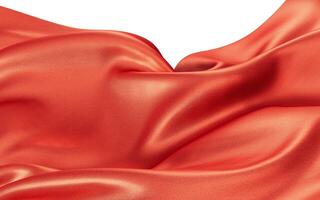 Flowing wave cloth background, 3d rendering. photo