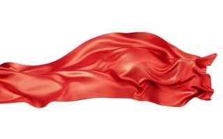 Flowing wave cloth curve line, 3d rendering. photo