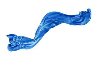 Flowing wave cloth curve line, 3d rendering. photo