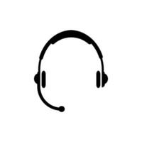 auriculares icono vector ilustración logo modelo para muchos objetivo. aislado en blanco antecedentes