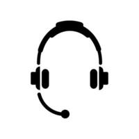 auriculares icono vector ilustración logo modelo para muchos objetivo. aislado en blanco antecedentes