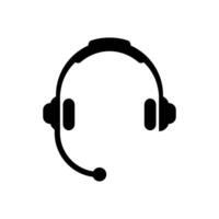 auriculares icono vector ilustración logo modelo para muchos objetivo. aislado en blanco antecedentes