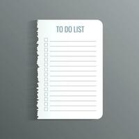 To do list or planning icon in flat style. Paper sheet with clipboard vector illustration on isolated background. Checkbox plan sign business concept.