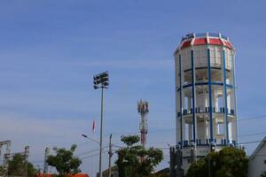 Tegal, Indonesia, 2023 - Waterleiding Tower or PDAm Tower of Tegal city photo