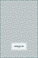 random dark curly lines pattern vector