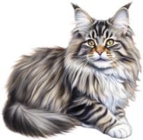 A Main Coon cat. AI-Generated. png