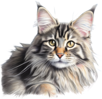 A Main Coon cat. AI-Generated. png