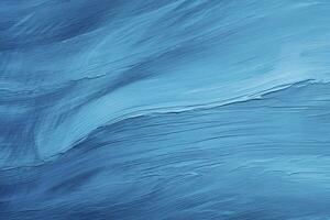 Blue abstract acrylic paint texture background.AI Generated photo