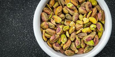 pistachio peeled nut healthy eating cooking appetizer meal food snack on the table copy space food photo