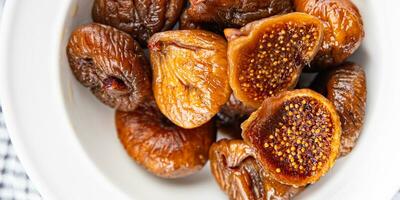 dried figs fruit eating cooking meal food snack on the table copy space food background rustic top view photo