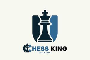Vector initials letter W with chess king creative geometric modern logo design.
