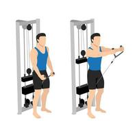 Standing cable front raise sale