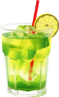 Soft drinks png with AI generated.