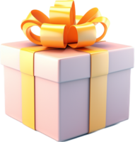 Gift box png with AI generated.