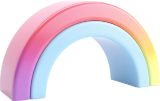 arcobaleno png con ai generato.