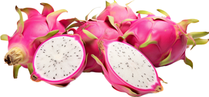 Dragon fruit png with AI generated.