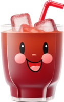 Soft drinks png with AI generated.