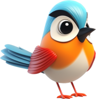 Bird png with AI generated.