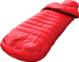 Sleeping bag png with AI generated.