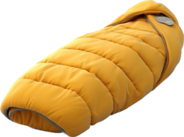 Sleeping bag png with AI generated.