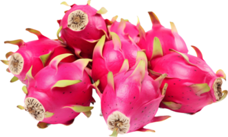 Dragon fruit png with AI generated.