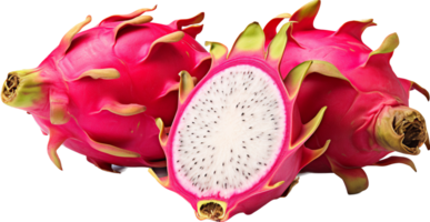 Dragon fruit png with AI generated.