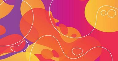 Abstract liquid wave background with colorful background vector