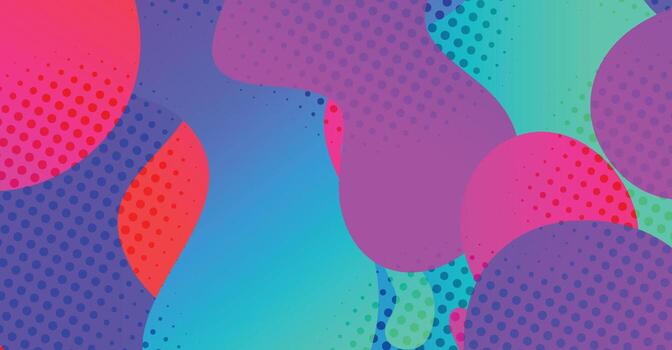 Abstract liquid wave background with colorful background vector