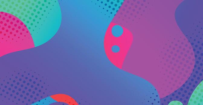 Abstract liquid wave background with colorful background vector