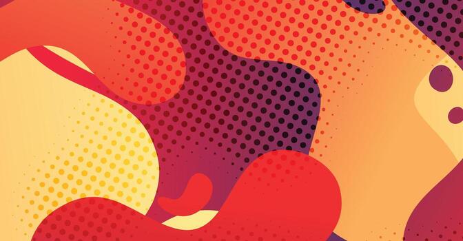 Abstract liquid wave background with colorful background vector