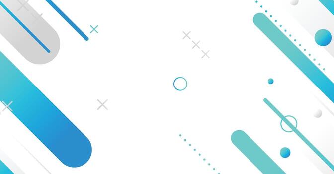 Abstract minimal geometric shape background with gradient vector