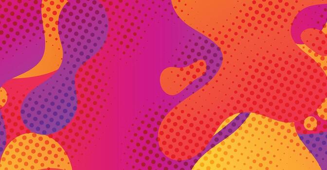 Abstract liquid wave background with colorful background vector