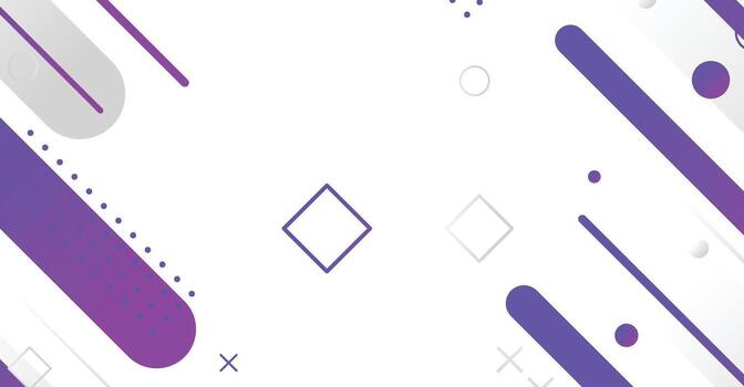 Abstract minimal geometric shape background with gradient vector