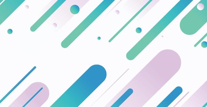 Abstract minimal geometric shape background with gradient vector