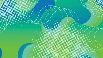 Abstract liquid wave background with blue and green color background vector