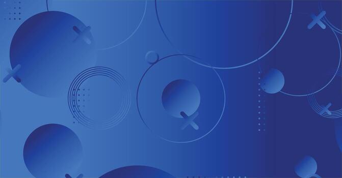 Abstract colorful geometric background. Blue elements with gradient vector