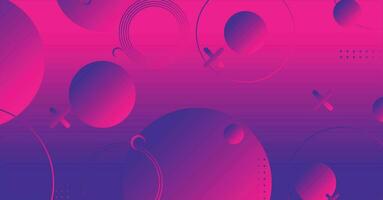 Abstract colorful geometric background. Red and purple elements with gradient vector
