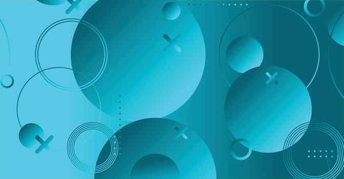 Abstract colorful geometric background. Blue elements with gradient vector